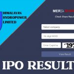 Check The Result Of Himalayan Hydropower IPO On IPO CDSC Mero Share