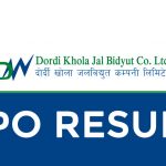 Dordi Khola Jal Bidyut Company IPO Result