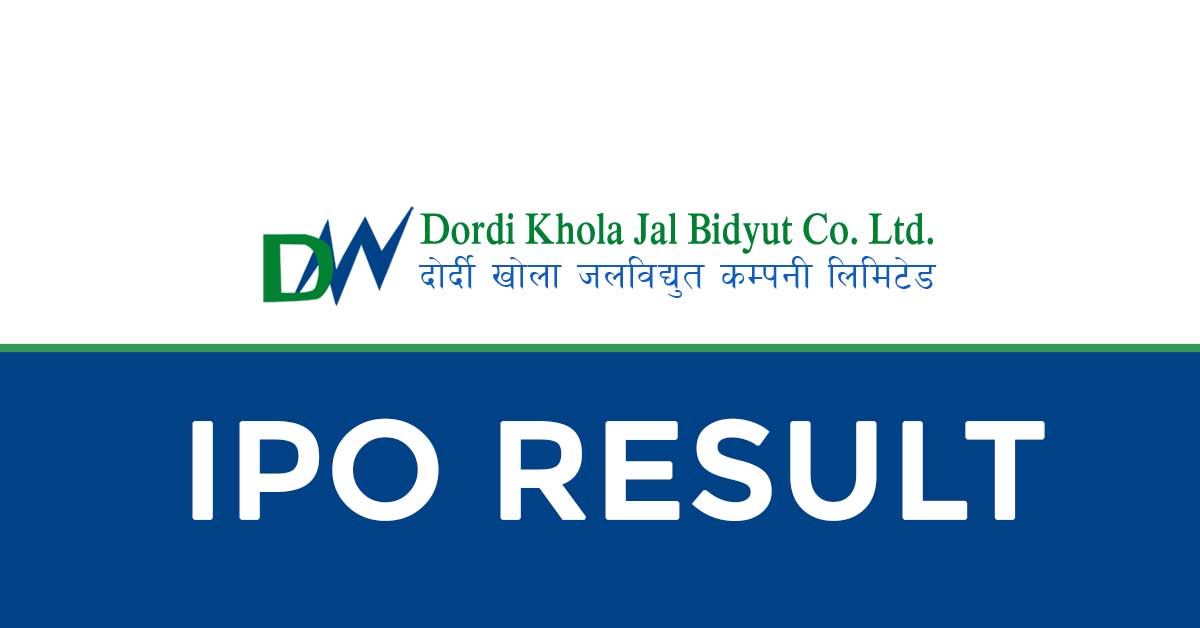 Dordi Khola Jal Bidyut Company IPO Result