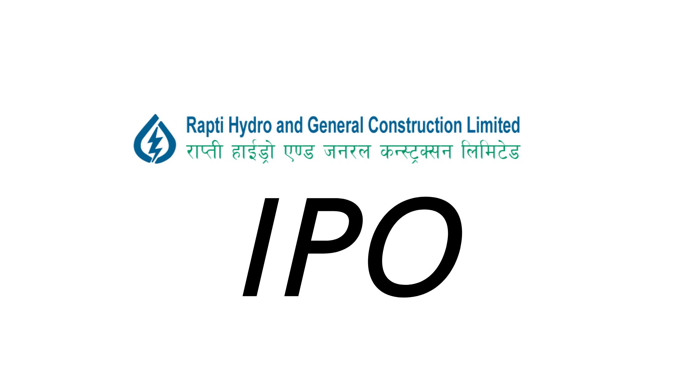 Check Rapti Hydro and General Construction IPO Result On Monday at 9 AM