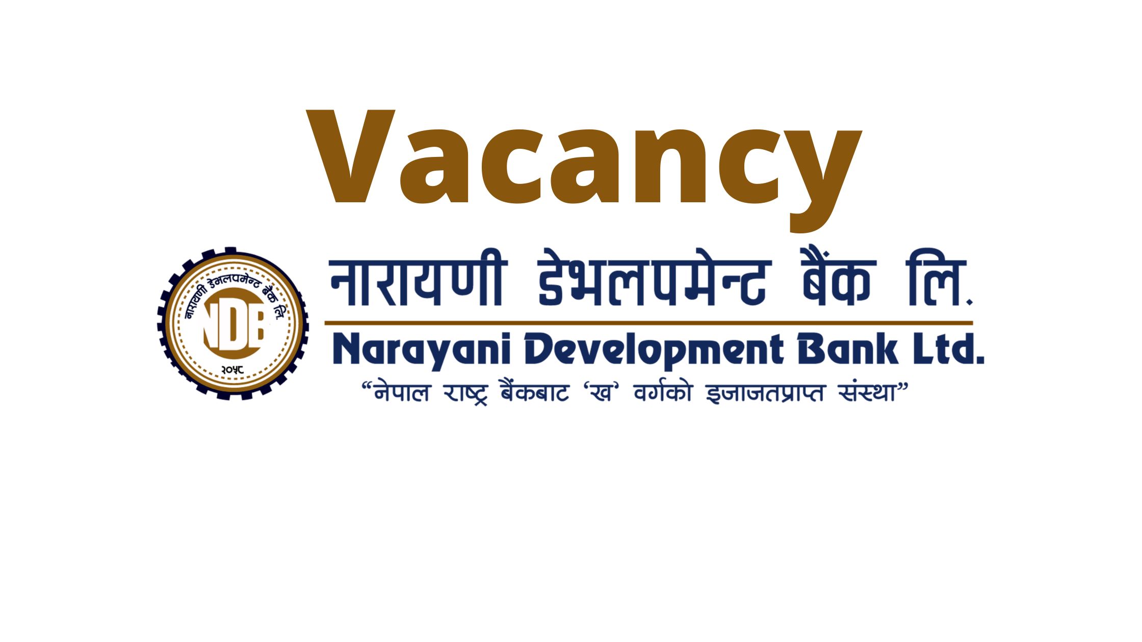 Vacancy Open At Narayani Development Bank